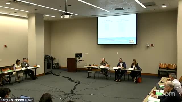 BESE Discusses Early Childhood Education Challenges and Funding Limitations