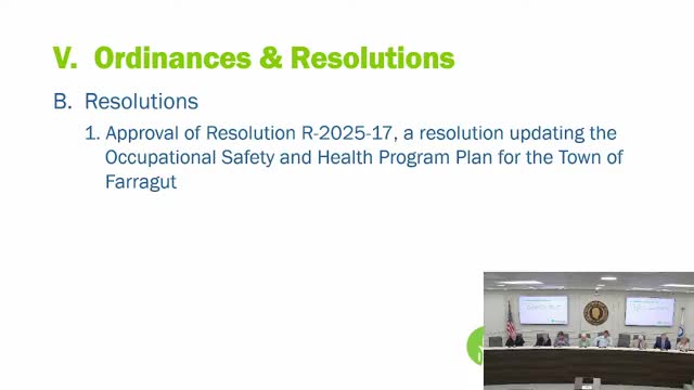 Board adopts updated occupational safety and health program plan