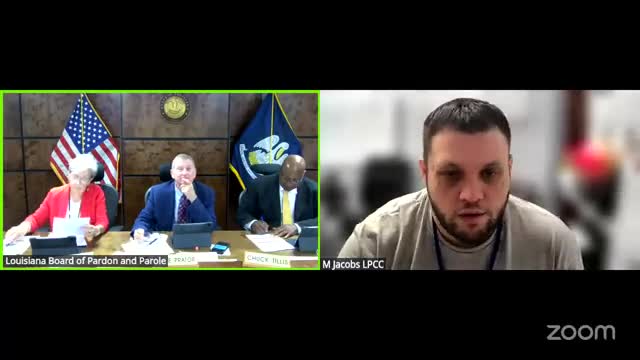 Parole denied for Michael Jacobs; reentry program participation noted but board cites time-served