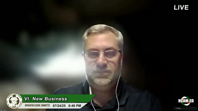 School committee approves $69,300 amendment for Hopkins loop road design; project remains on schedule