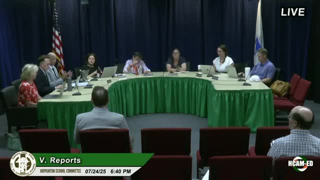 School committee approves CMTA contract to begin energy study at Hopkinton High School