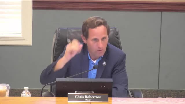 City Council Opens Public Hearing Session for Community Input