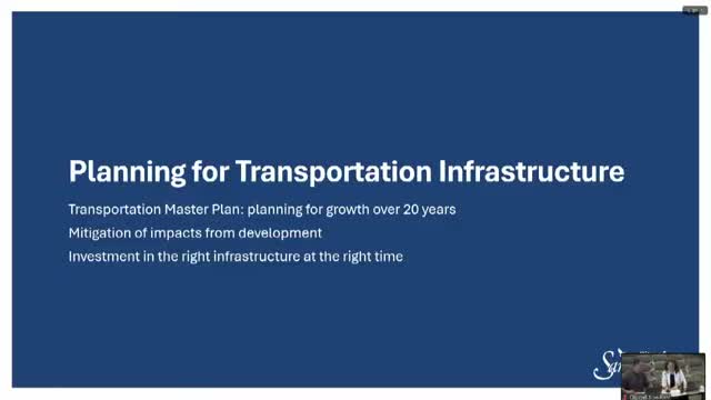 Commissioners press staff on concurrency, traffic analyses and how impact fees feed the city’s CIP