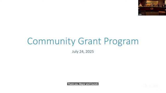 Capitola City Council Discusses Community Grant Program Updates