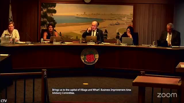 Council adopts bylaws for Capitola Village & Wharf BIA advisory committee and appoints members