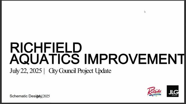 Richfield Council hears $4.2M pool renovation plan; architects propose base scope, alternates and energy upgrades
