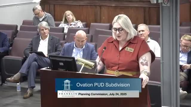 Franklin Staff Recommends Disapproval of Parking Structure Request Near McEwen Drive