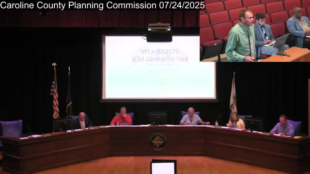 Planning Commission backs special-exception permit for contractor storage yard on Partlow Road