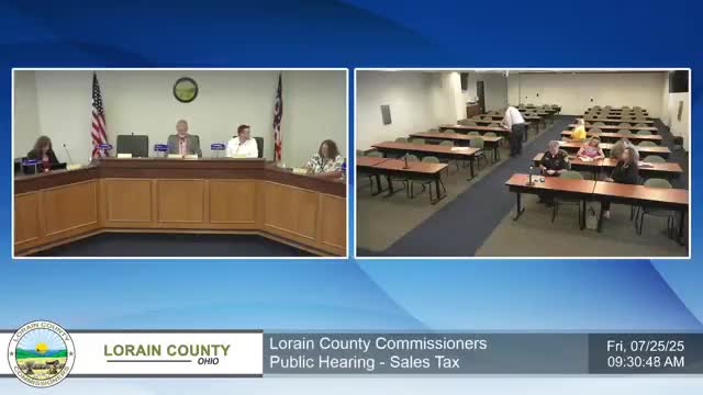 Lorain County holds second hearing on proposed quarter‑percent sales tax to fund sheriff operations