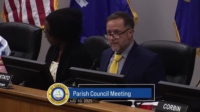 Parish council keeps drainage millage at 1.56 mils after public outcry