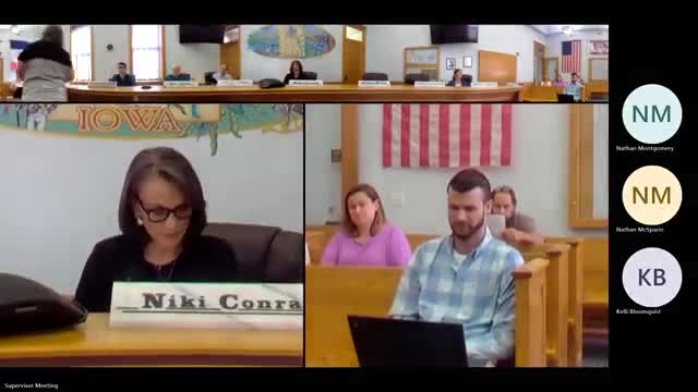 Resident seeks permission to install seasonal fence on county-owned floodplain lot; staff flag federal buyout restriction