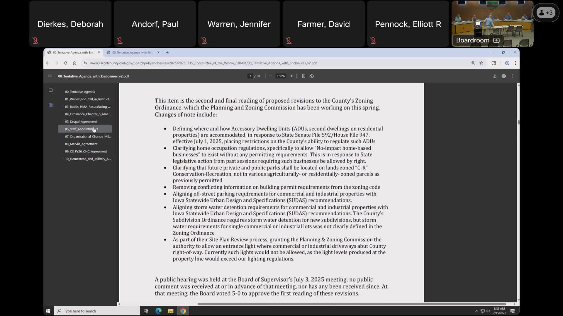 County IT finalizes negotiated Drupal upgrade with vendor; $156,800 includes AI search and constituent‑feedback upgrades