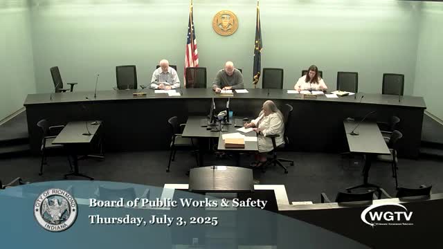 Richmond Board approves multiple claims, payroll and pension dockets