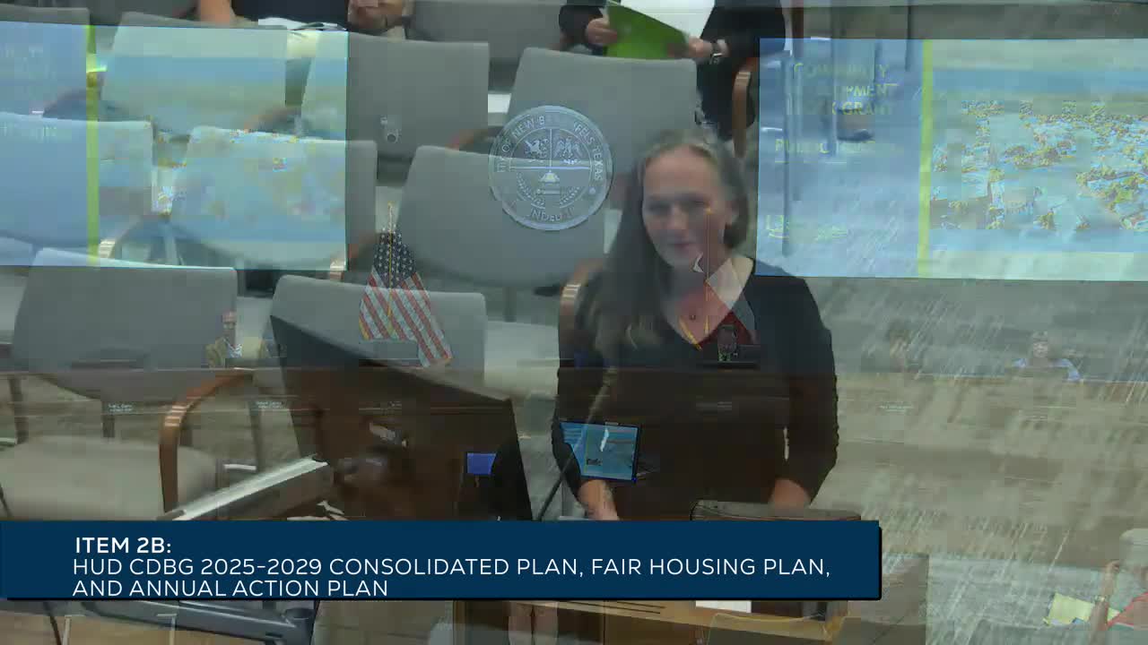 Public hearing held on New Braunfels’ 2025–2029 CDBG consolidated plan; $454,000 annual allocation discussed