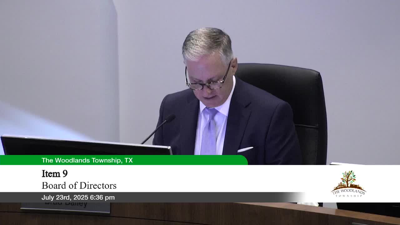 Township’s intergovernmental relations director outlines 89th Legislature outcomes, flags special-session items