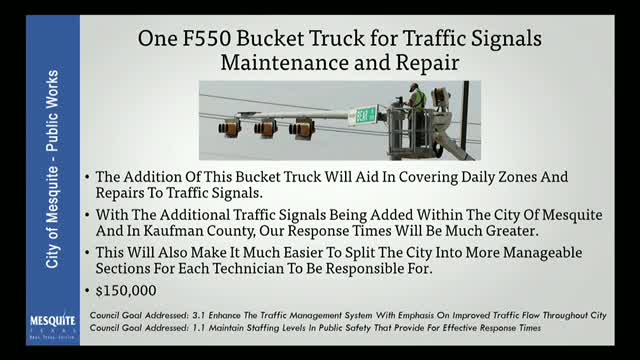 City Council reviews budget for pump replacements and drainage improvements