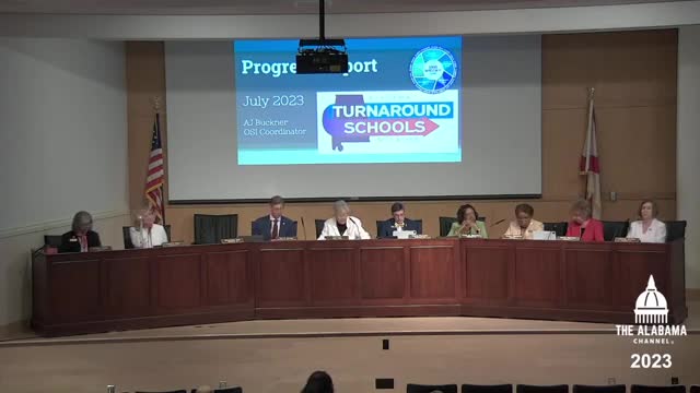 AJ Butner outlines school turnaround progress for Alabama's low-performing schools