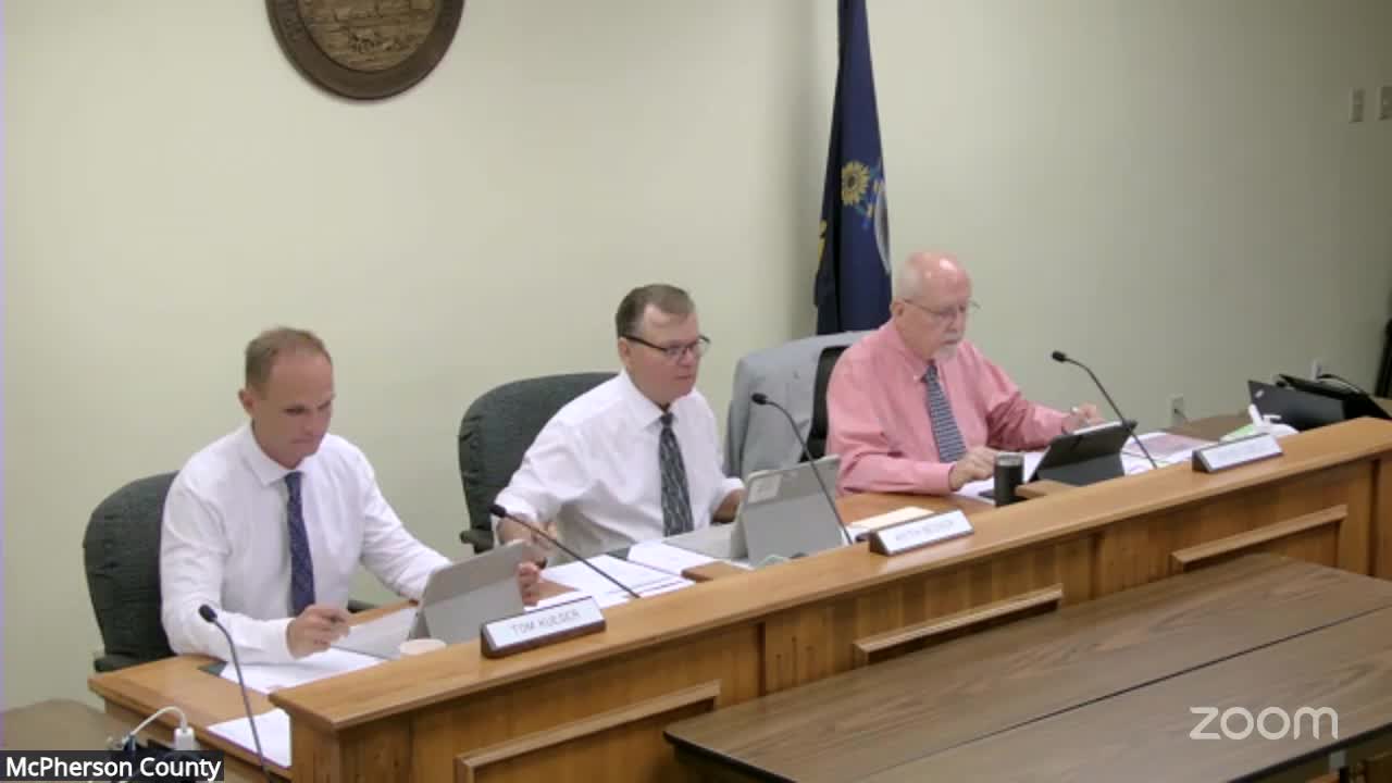 McPherson County approves Community Corrections purchases, OKs charging grants for admin costs