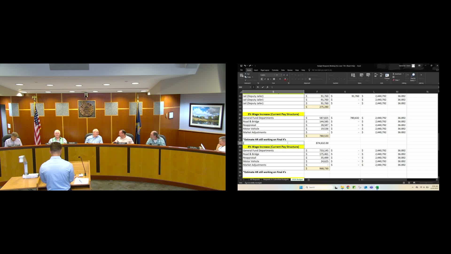 Commissioners debate asphalt funding: $500,000 or $750,000 for Road & Bridge maintenance