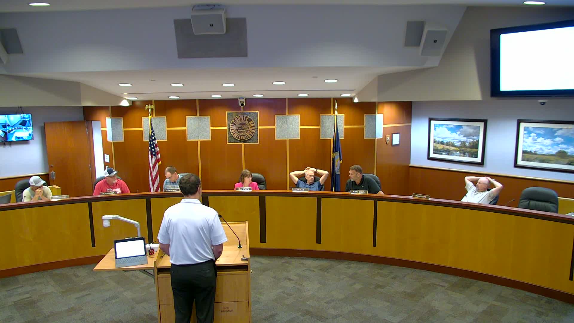 Commissioners question duplicated engineering reviews and costs for stormwater plans