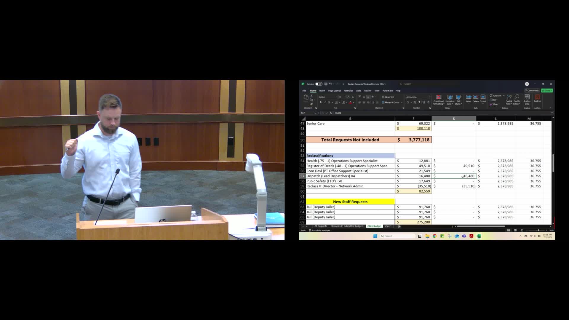 Commissioners discuss courthouse mechanical-electrical-plumbing study and tight timeline for any sales-tax ballot