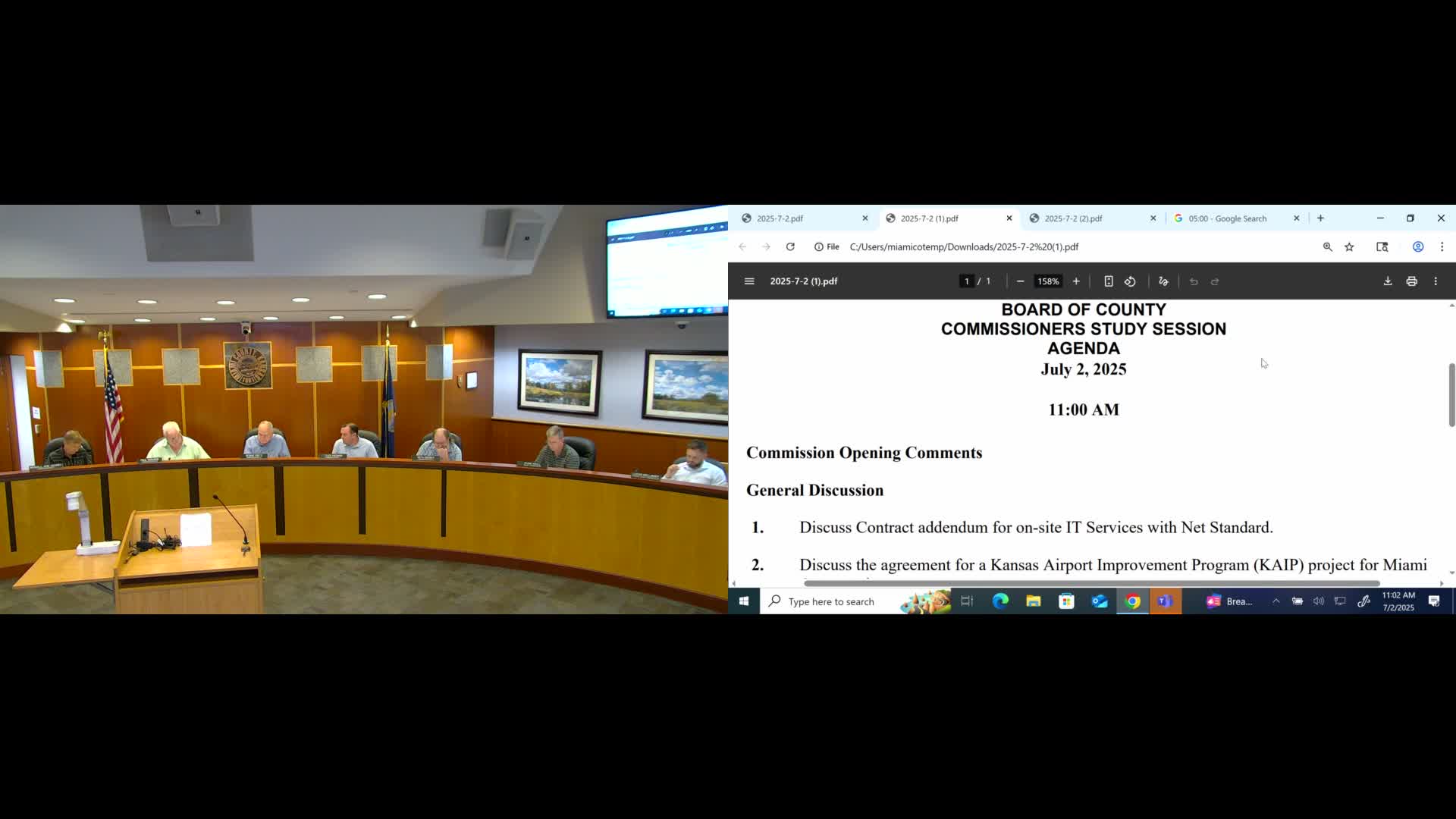 Sheriff seeks on-site IT technician through NetStandard contract addendum