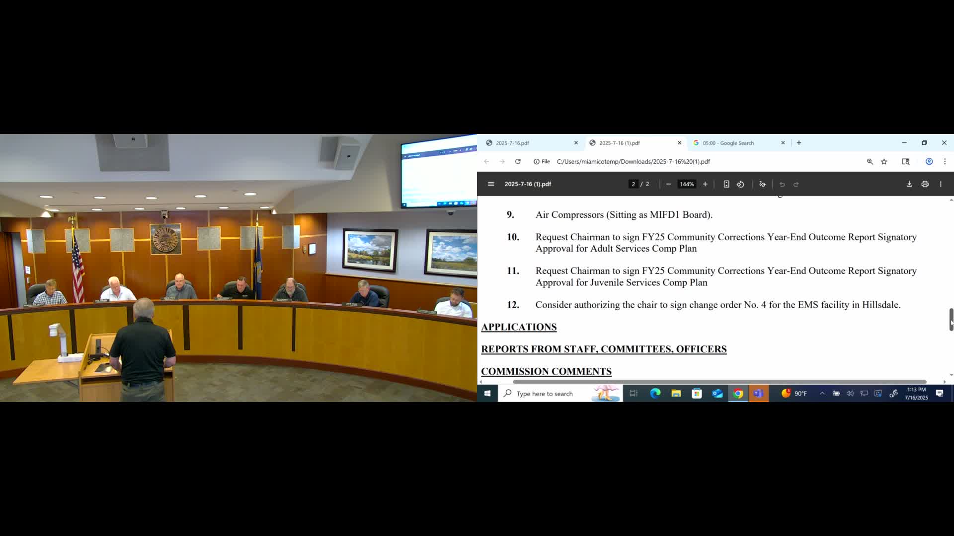 Fire board waives bids, approves purchase of two compressors on sale for $102,256.49