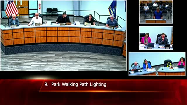 Commission approves $400,000 in solar path lighting for four parks, waives purchase policy