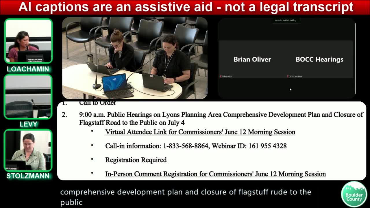 Boulder County agrees to extend Lyons planning-area IGA through Aug. 29, 2025