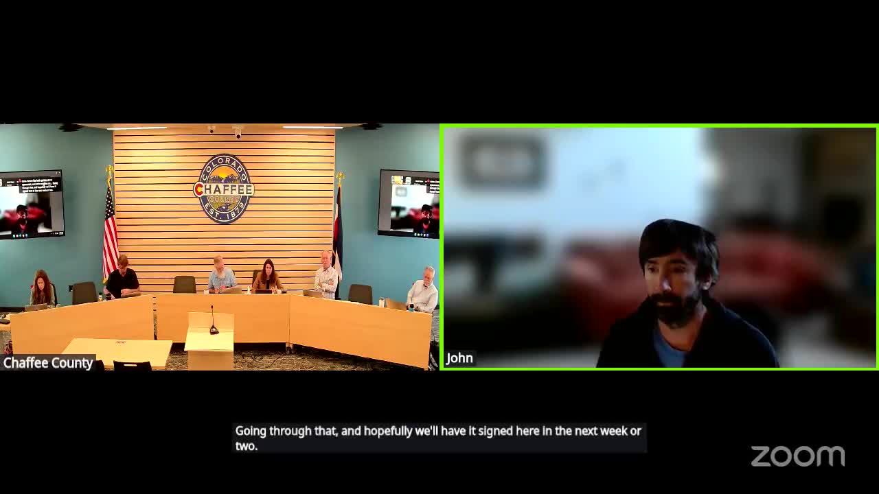 Chaffee County Board of Health conditionally approves well and septic variance for Garfield property