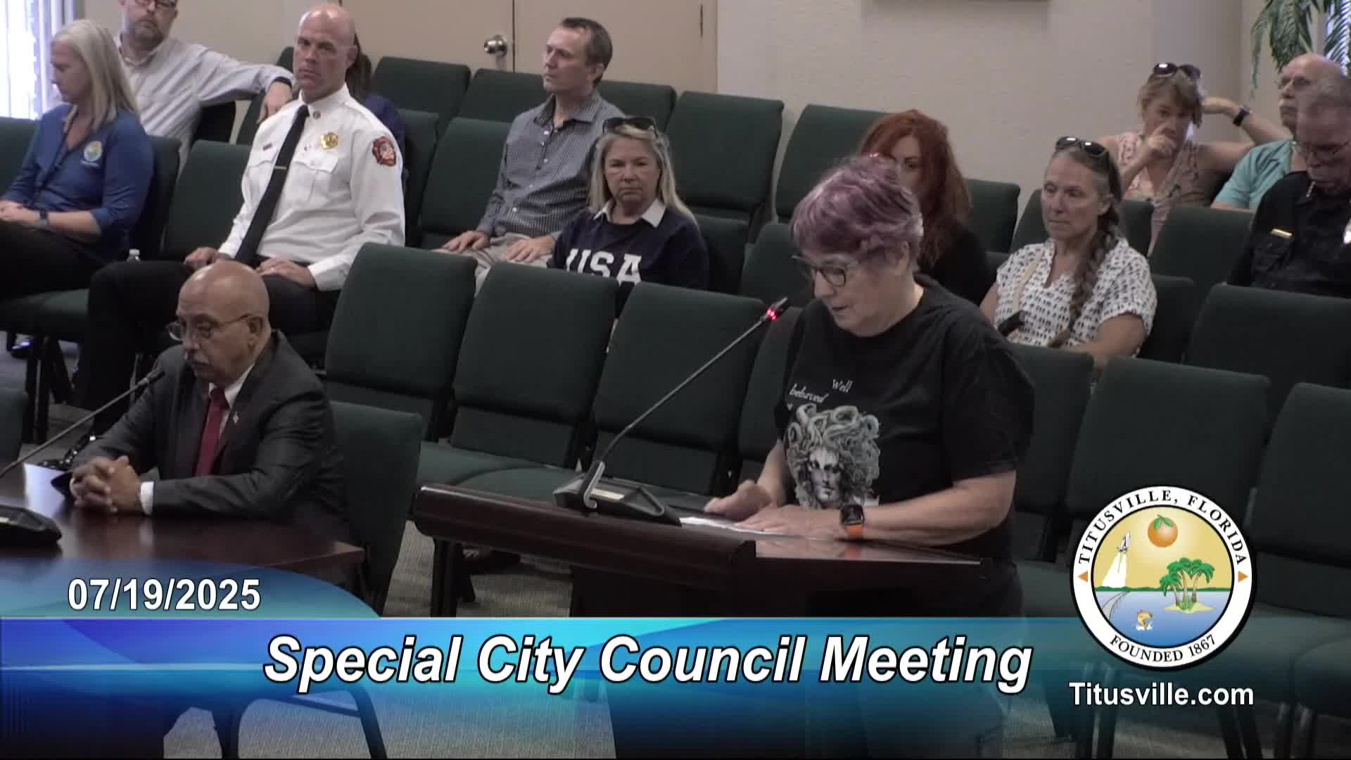Titusville Council Debates Reopening City Manager Search Amid Concerns Over Transparency