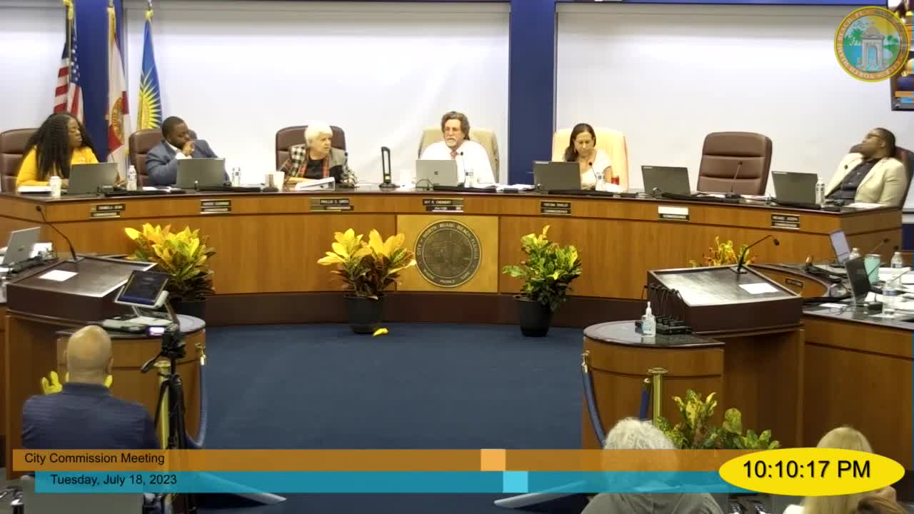 North Miami Beach Commissioners Approve Charitable Donation Policy and Opioid Settlement Participation
