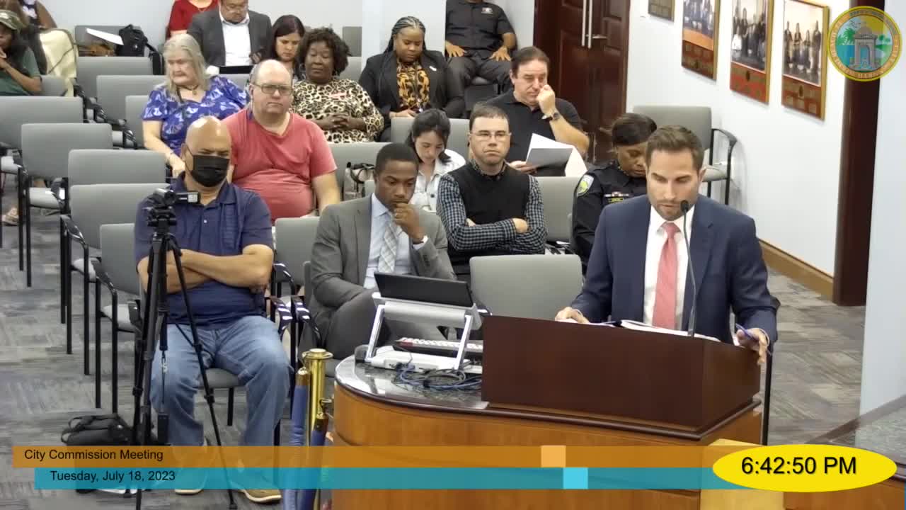 North Miami Beach Acting Mayor Opens Meeting for Public Comments on City Operations