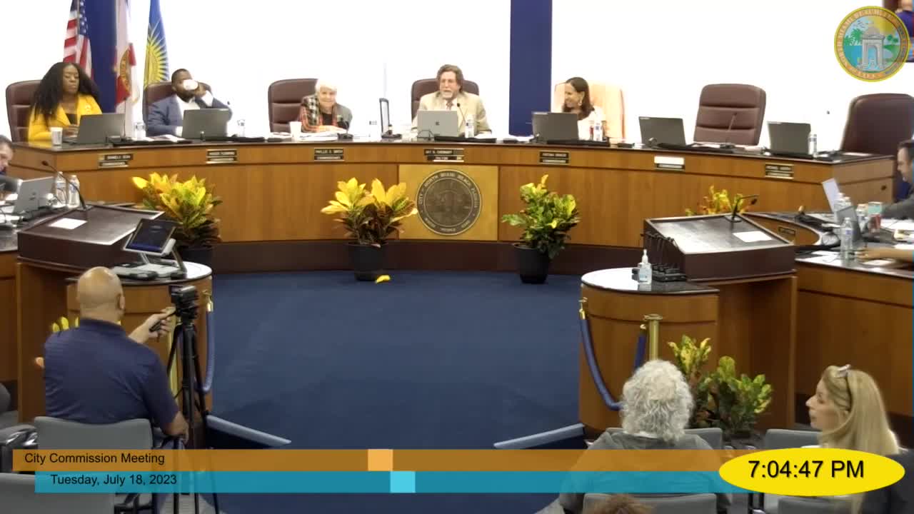 North Miami Beach Residents Urge Action on Traffic Safety and Water Assistance Programs
