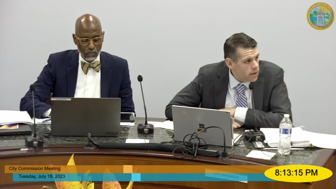 North Miami Beach Commission Proposes Millage Rate Cap Amid Budget Hearings