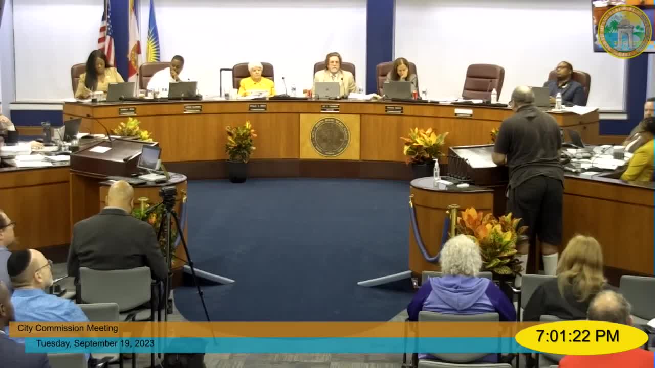 North Miami Beach Residents Address Sidewalk Access and Community Improvements