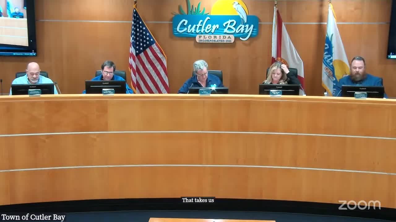 Cutler Bay Town Council Accepts Florida Communities Trust Grant for Bufferland Project