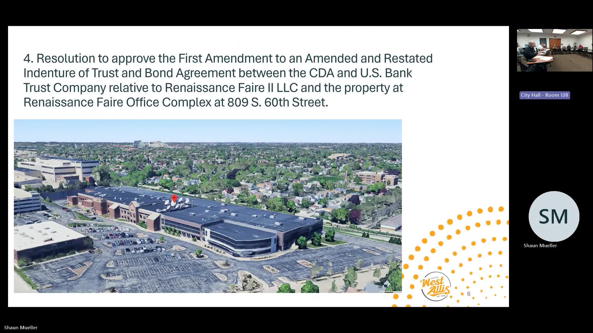 CDA approves amendment allowing short-term extension of redevelopment bond for Renaissance Fair office complex
