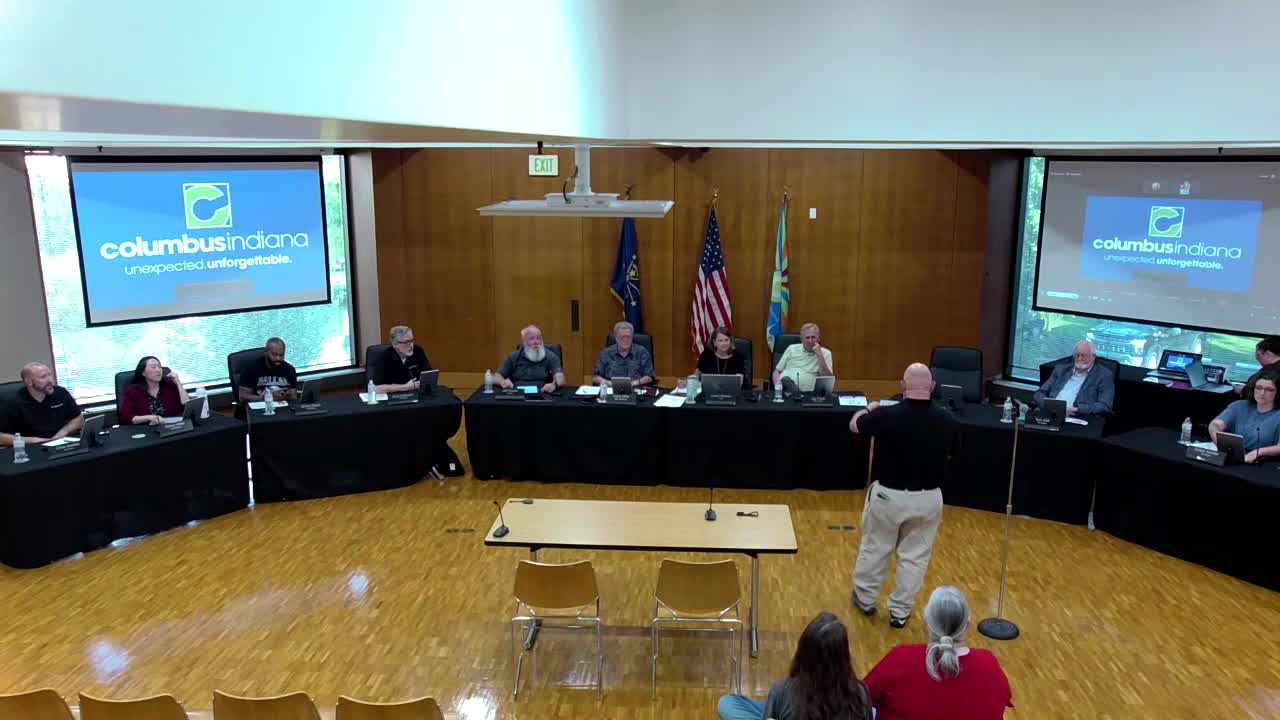 Resident asks council to amend recreational-vehicle rule for small teardrop camper; council refers to staff and ordinance review