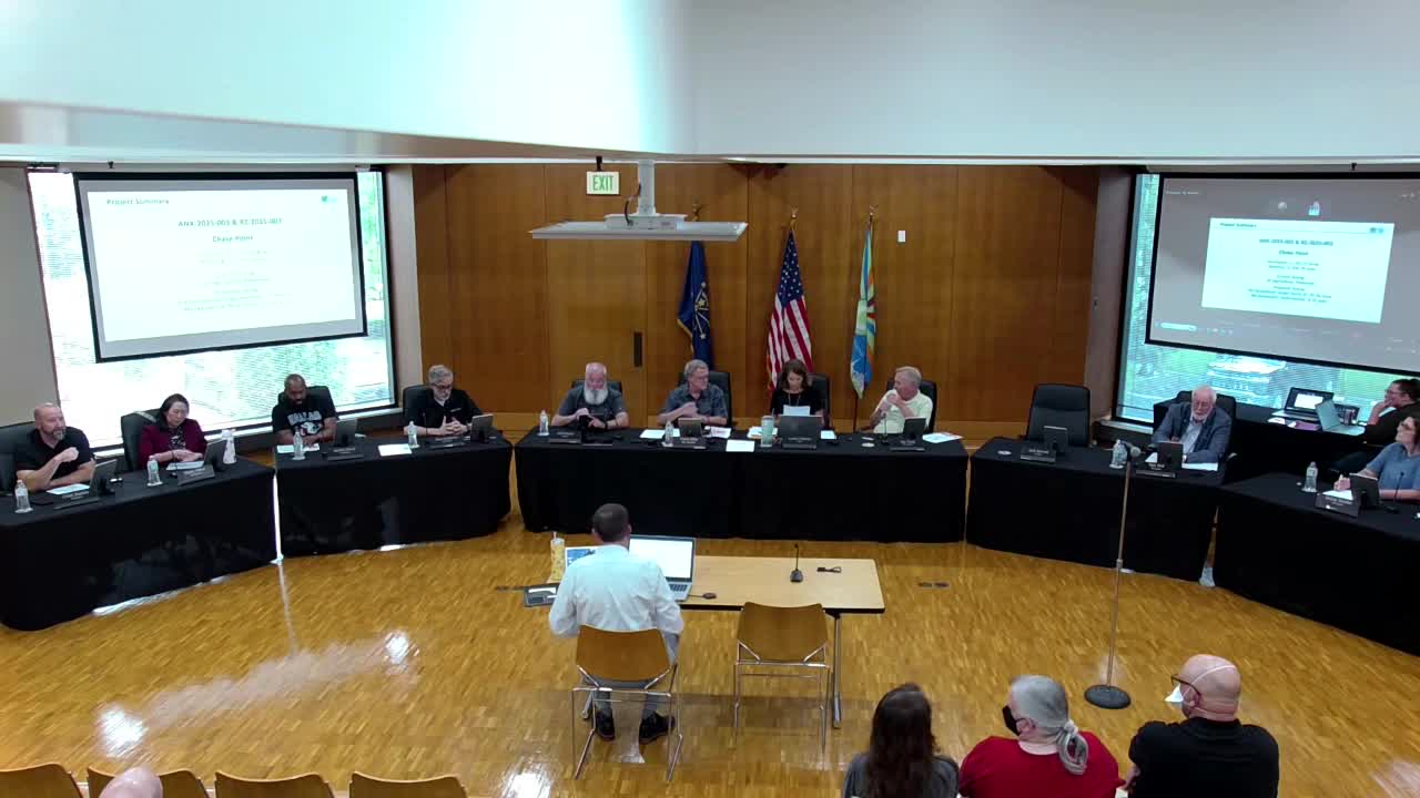 Council annexes 107 acres and rezones majority to RS-4 with commitments for Chase Point development