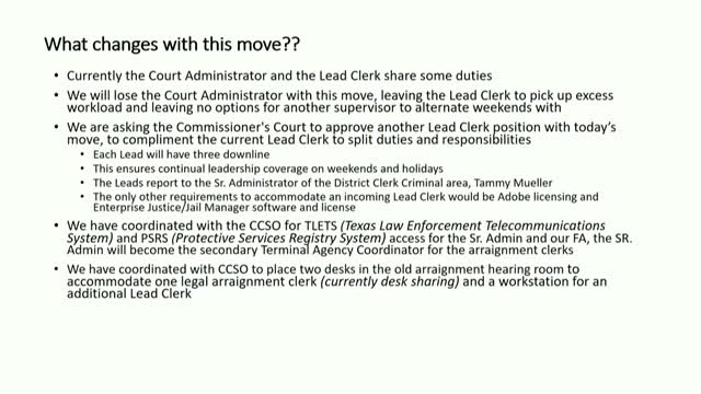 Collin County Commissioners Review Budget for Jail Staffing and Overtime Needs