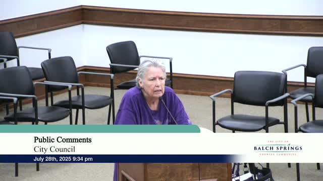 Resident Raises Concerns Over Fencing Codes and Civic Center Christmas Lights