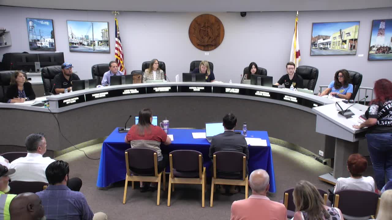 Carla Johns Advocates for Brooksville City Workers Pay Raise and Sidewalk Safety Project