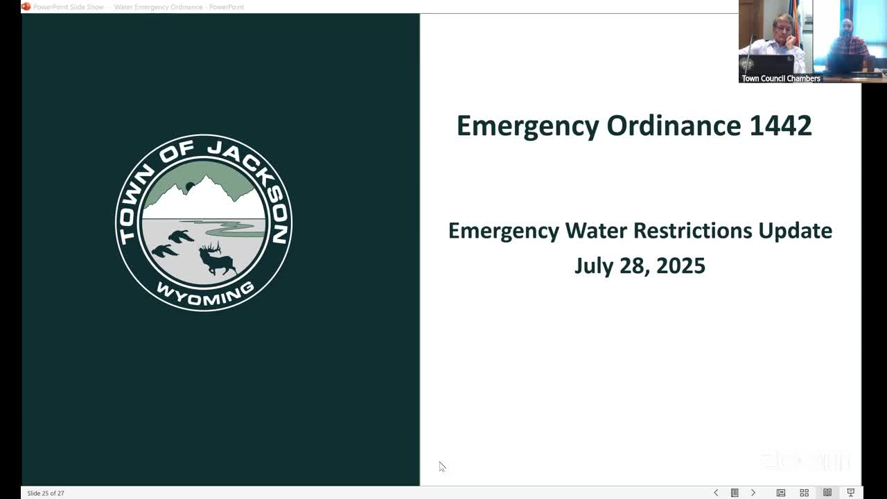 Jackson Water Management Reports Mixed Responses to Emergency Restrictions in Zone 3