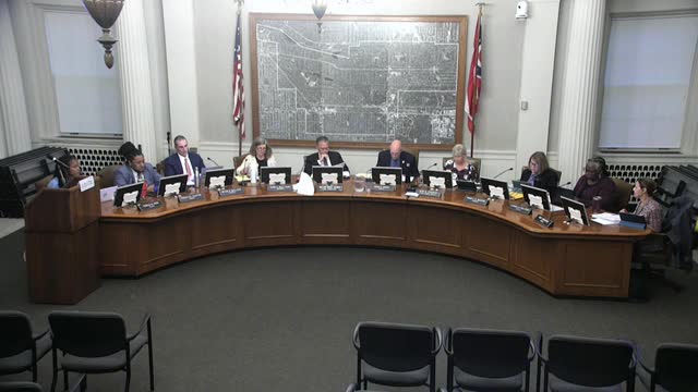 Mr. Peters updates city council on solar project progress and alternatives