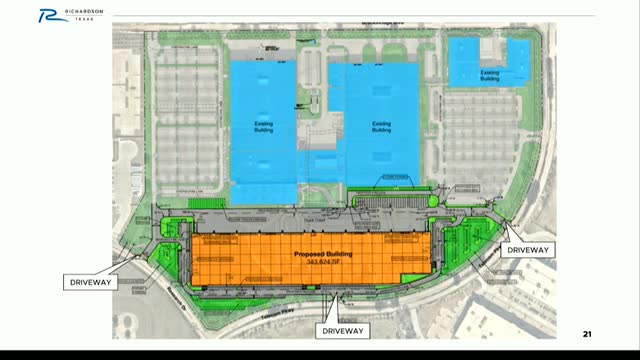 Dayton Street Partners seeks variances for new industrial building in Richardson