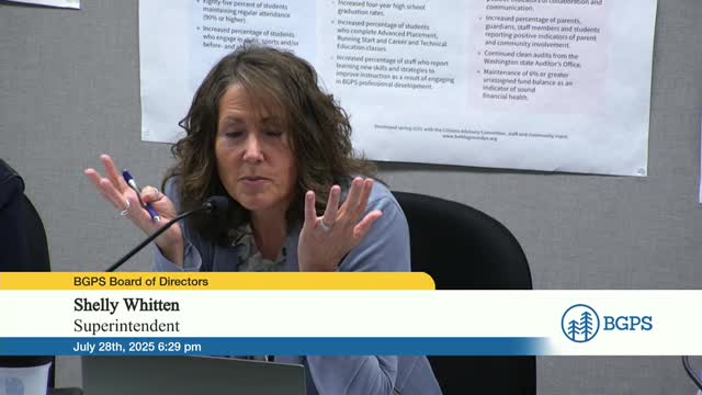 Superintendent Witten emphasizes collaboration and accountability in strategic plan updates