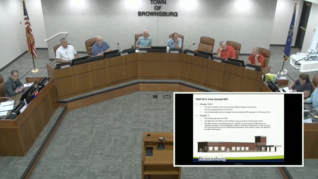 Brownsburg Council Approves new Crew Car Wash Facility with Staff Recommendations