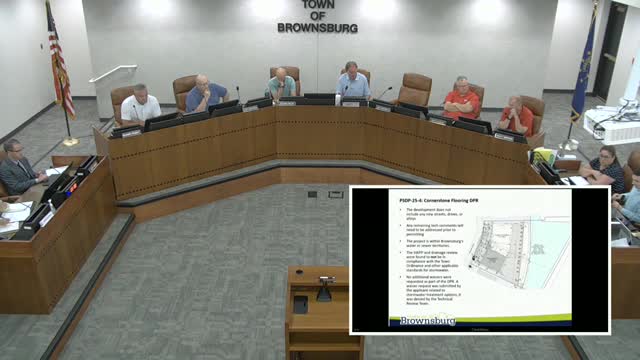 Brownsburg approves new Cornerstone Flooring facility with conditions for water infrastructure