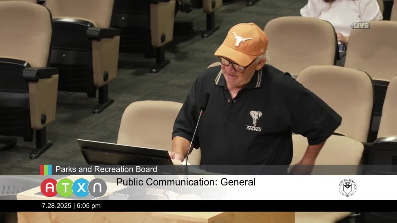 Community Member Raises Concerns Over Tree Planting at Creek Softball Complex